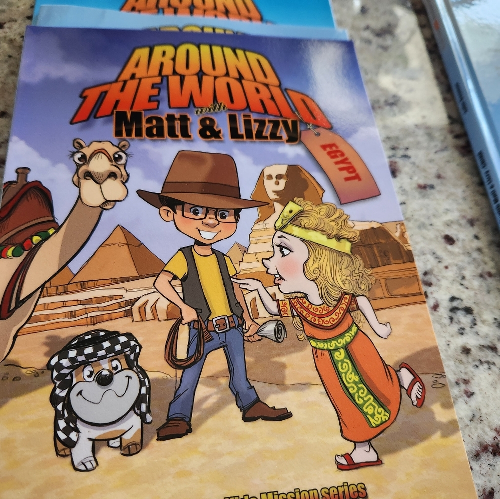 4 book series - Childress adventures around the world...